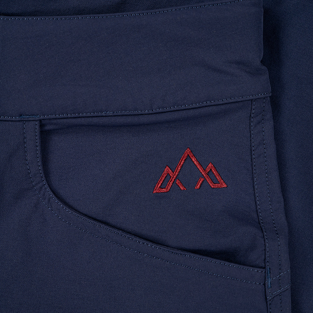 Fjern - Womens Nord Softshell Trousers (Navy) | Conquer any terrain with our Nord mountaineering trousers, designed for all-season hiking