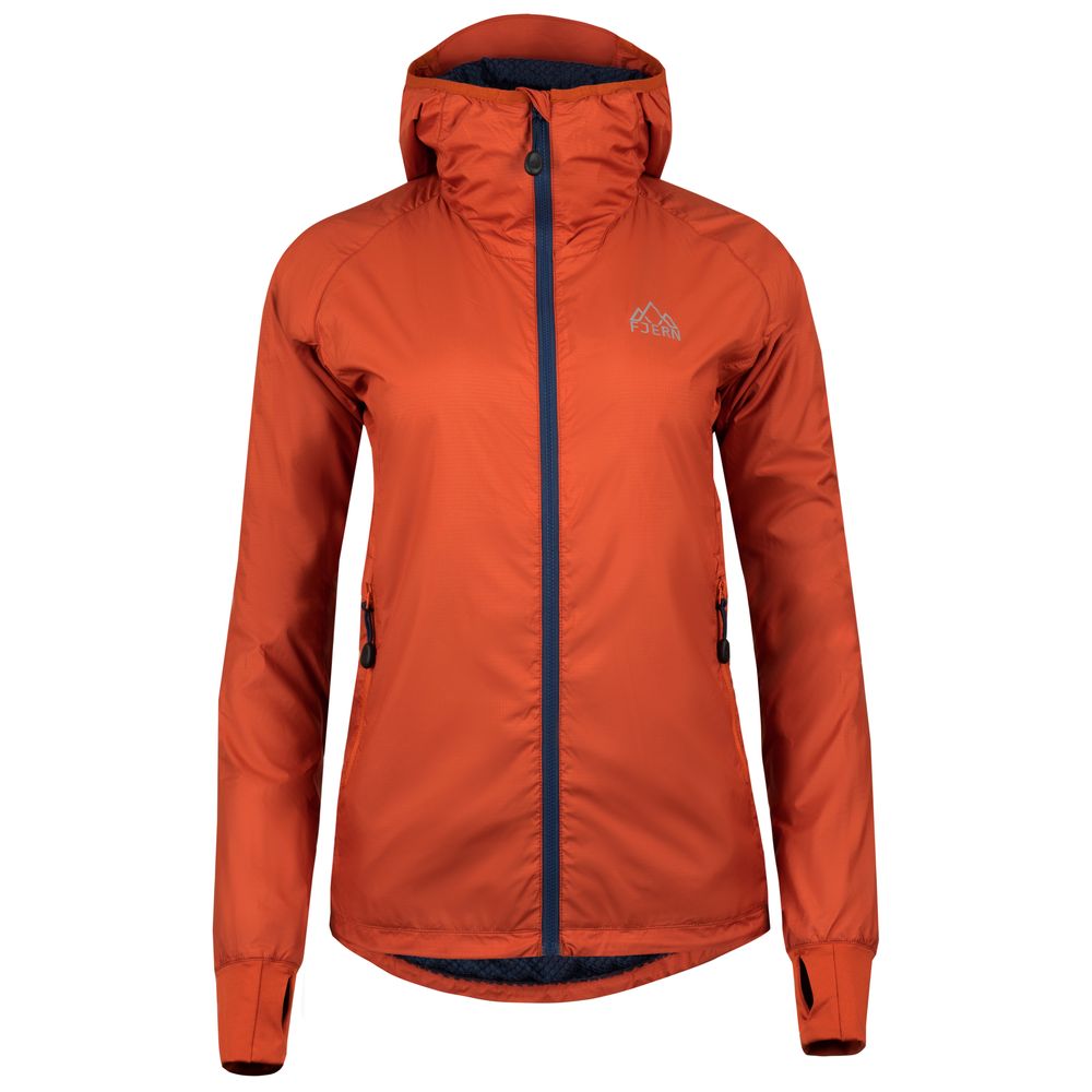 Fjern - Womens Octa Insulated Jacket (Burnt Orange/Navy) | Our Octa jacket is a lightweight, versatile layer ideal for any adventure
