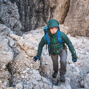 Fjern - Womens Orkan Waterproof Shell Jacket (Pine/Green) | Face the harshest alpine challenges with confidence in the Orkan jacket, engineered to excel in extreme conditions