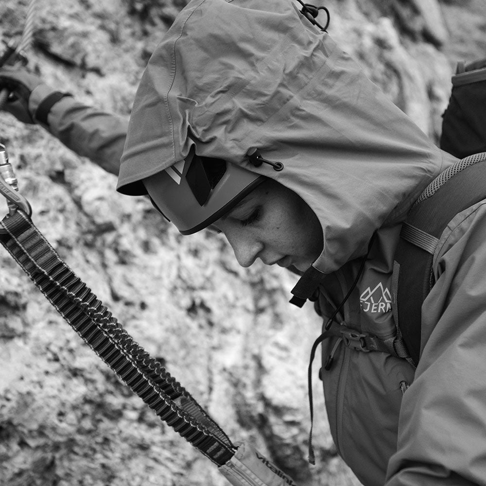 Fjern - Womens Orkan Waterproof Shell Jacket (Pine/Green) | Face the harshest alpine challenges with confidence in the Orkan jacket, engineered to excel in extreme conditions