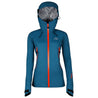 Fjern - Womens Orkan Waterproof Shell Jacket (Teal/Orange) | Face the harshest alpine challenges with confidence in the Orkan jacket, engineered to excel in extreme conditions