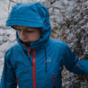 Fjern - Womens Orkan Waterproof Shell Jacket (Teal/Orange) | Face the harshest alpine challenges with confidence in the Orkan jacket, engineered to excel in extreme conditions