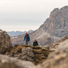 Fjern - Womens Orkan Waterproof Shell Jacket (Teal/Orange) | Face the harshest alpine challenges with confidence in the Orkan jacket, engineered to excel in extreme conditions