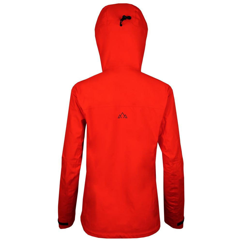 Fjern - Womens Orkan Waterproof Shell Jacket (Orange/Navy) | Face the harshest alpine challenges with confidence in the Orkan jacket, engineered to excel in extreme conditions