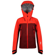 Fjern - Womens Orkan Waterproof Shell Jacket (Orange/Rust) | Face the harshest alpine challenges with confidence in the Orkan jacket, engineered to excel in extreme conditions