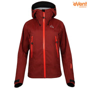 Fjern - Womens Orkan Waterproof Shell Jacket (Rust/Orange) | Face the harshest alpine challenges with confidence in the Orkan jacket, engineered to excel in extreme conditions