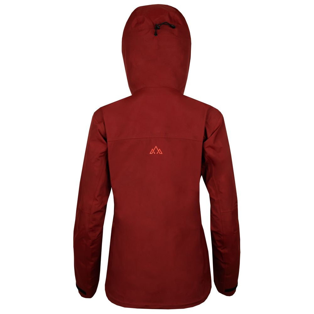 Fjern - Womens Orkan Waterproof Shell Jacket (Rust/Orange) | Face the harshest alpine challenges with confidence in the Orkan jacket, engineered to excel in extreme conditions