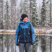 Fjern - Womens Orkan Waterproof Shell Jacket (Teal/Navy) | Face the harshest alpine challenges with confidence in the Orkan jacket, engineered to excel in extreme conditions