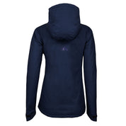Fjern - Womens Skjold Packable Waterproof Jacket (Navy/Purple) | The Skjold is your ultimate shield for fast and light activities, designed to keep you active in any weather