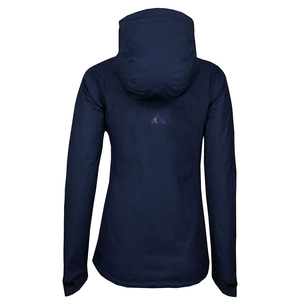 Fjern - Womens Skjold Packable Waterproof Jacket (Navy/Purple)