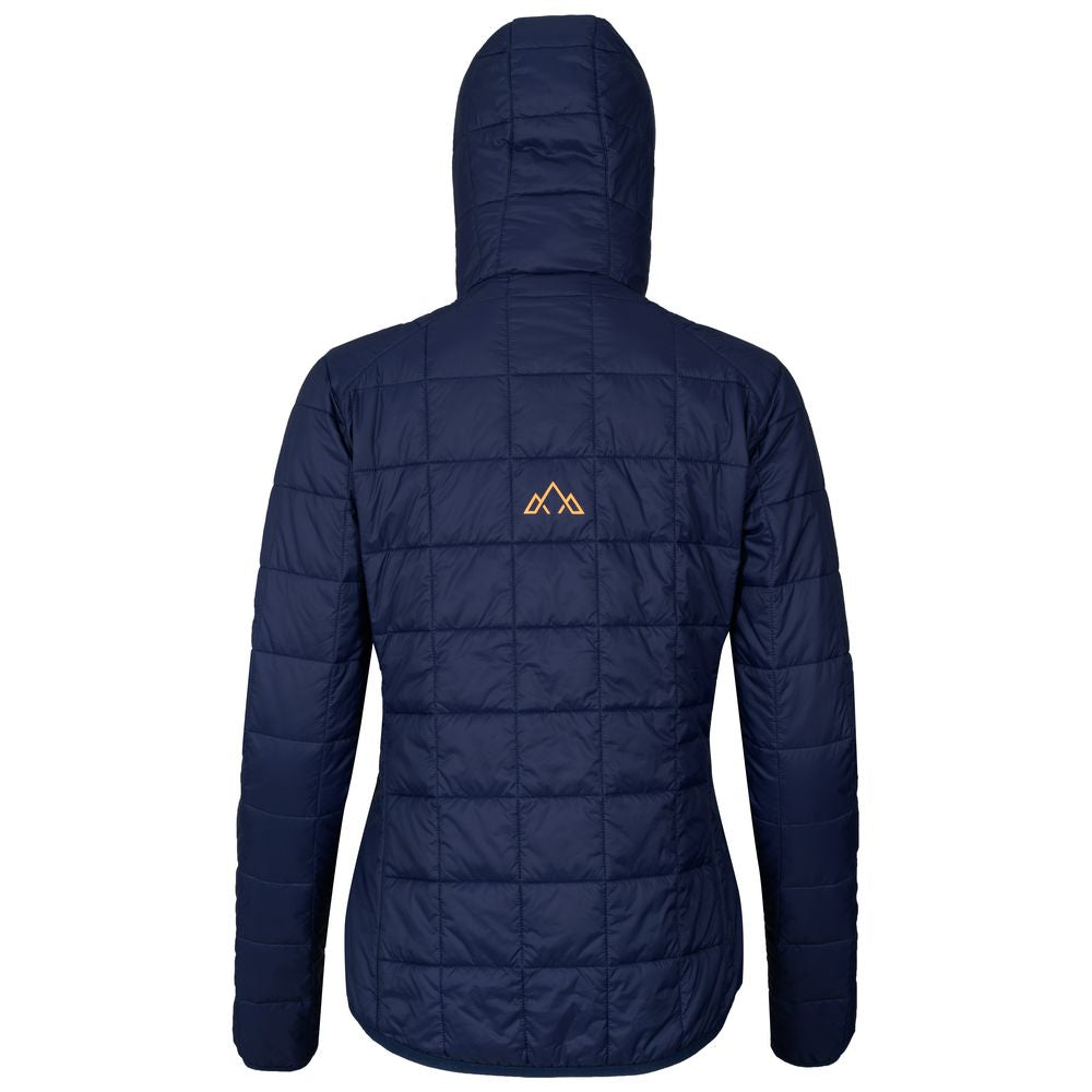 Fjern - Womens Skydda Eco Packable Insulated Jacket (Navy/Sunshine)