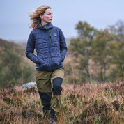 Fjern - Womens Skydda Eco Packable Insulated Jacket (Storm/Lime) | The Skydda is your lightweight, packable companion