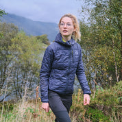 Fjern - Womens Skydda Eco Packable Insulated Jacket (Storm/Lime) | The Skydda is your lightweight, packable companion