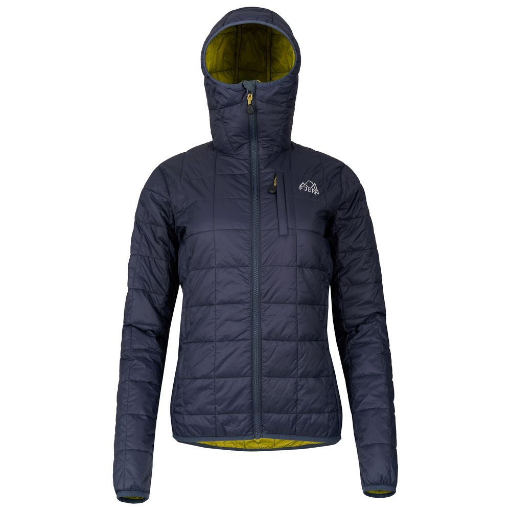 Fjern - Womens Skydda Eco Packable Insulated Jacket (Storm/Lime) | The Skydda is your lightweight, packable companion