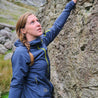 Fjern - Womens Syklon Stormfleece Hoodie (Storm/Lime) | Conquer any adventure with a hoodie designed for peak performance