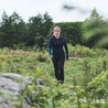 Fjern - Womens Terreng Merino Blend Half Zip Hoodie (Navy) | Embark on your next alpine adventure with a light-weight, technical hoodie designed for performance