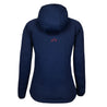 Fjern - Womens Vandring Stretch Fleece Jacket (Navy/Rust) | The Vandring is a mid-weight technical fleece hoodie designed for warmth, flexibility, and performance