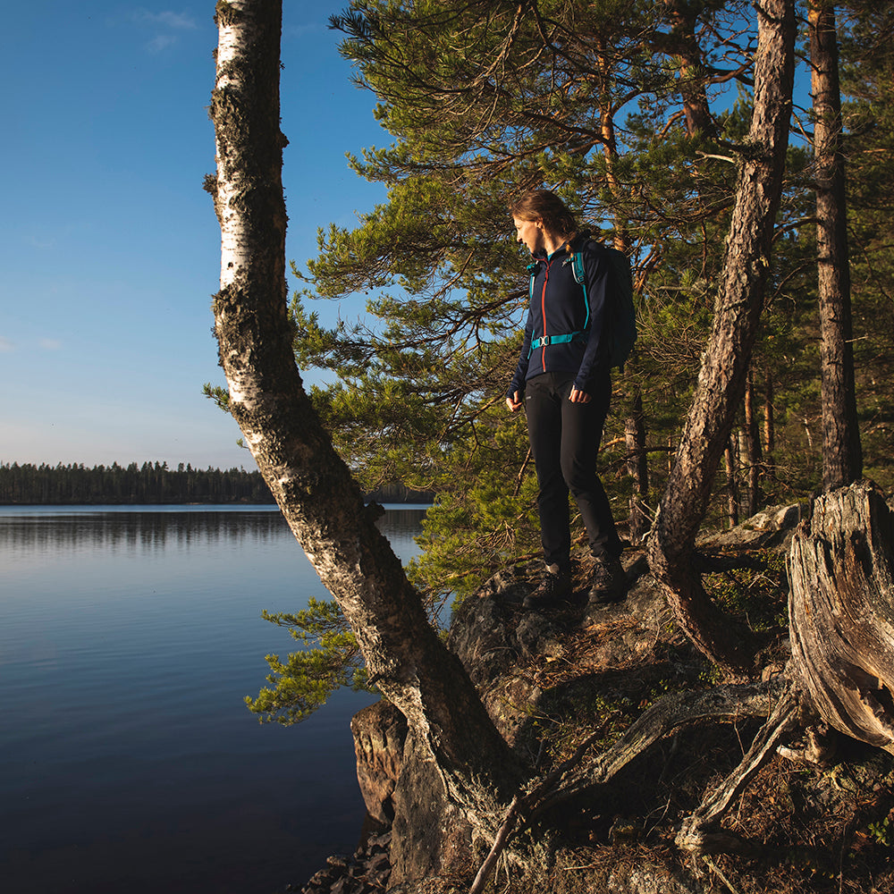 Rust) | The Vandring is a mid-weight technical fleece hoodie designed for warmth, flexibility, and performance