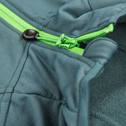 Fjern - Womens Vandring Stretch Fleece Jacket (Pine/Green) | The Vandring is a mid-weight technical fleece hoodie designed for warmth, flexibility, and performance