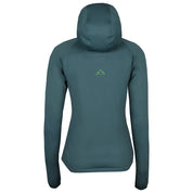 Fjern - Womens Vandring Stretch Fleece Jacket (Pine/Green) | The Vandring is a mid-weight technical fleece hoodie designed for warmth, flexibility, and performance