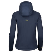 Fjern - Womens Vandring Stretch Fleece Jacket (Storm Grey/Lime) | The Vandring is a mid-weight technical fleece hoodie designed for warmth, flexibility, and performance