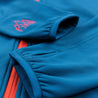 Fjern - Womens Vandring Stretch Fleece Jacket (Teal/Orange) | The Vandring is a mid-weight technical fleece hoodie designed for warmth, flexibility, and performance