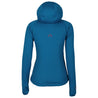 Fjern - Womens Vandring Stretch Fleece Jacket (Teal/Orange) | The Vandring is a mid-weight technical fleece hoodie designed for warmth, flexibility, and performance