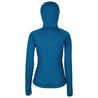 Fjern - Womens Vandring Stretch Fleece Jacket (Teal/Orange) | The Vandring is a mid-weight technical fleece hoodie designed for warmth, flexibility, and performance