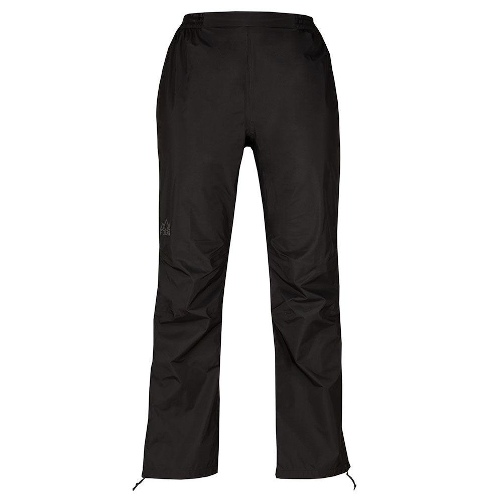 Fjern - Womens Vanntett Waterproof Trousers (Black) | Brave the elements with our mountaineering over-trousers, crafted from lightweight, waterproof Nylon ripstop with a DWR finish