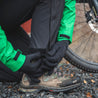 Fjern - Womens Vanntett Waterproof Trousers (Black) | Brave the elements with our mountaineering over-trousers, crafted from lightweight, waterproof Nylon ripstop with a DWR finish